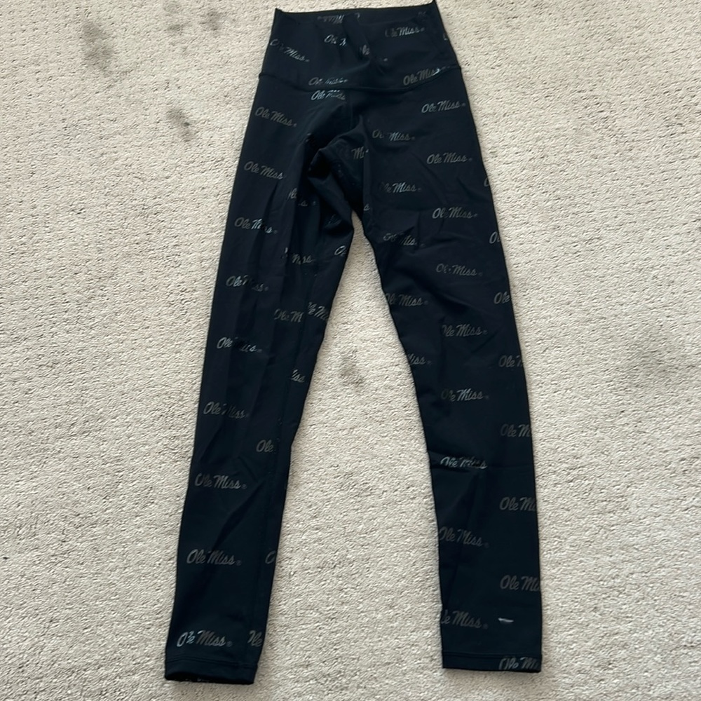 Ole Miss Black Leggings